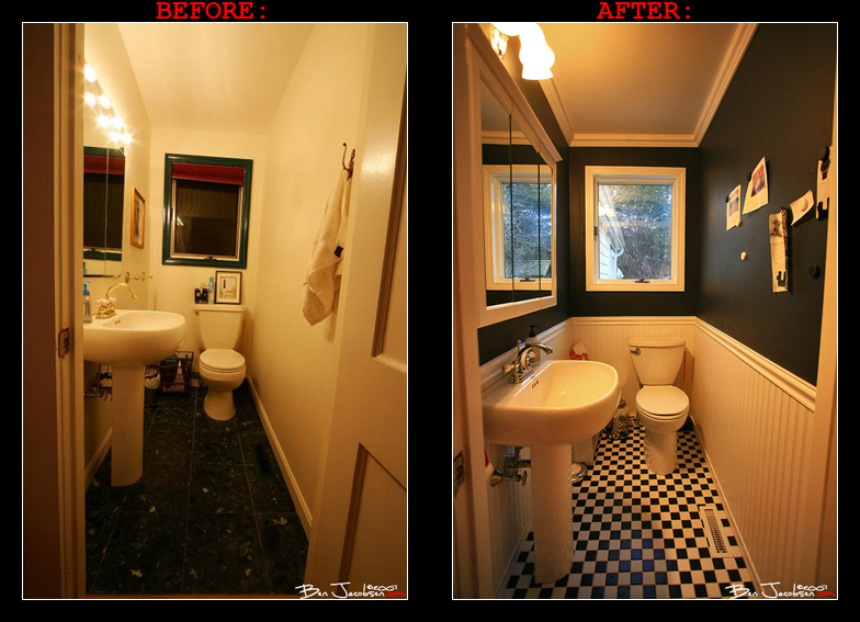 DIY Bathroom remodel.